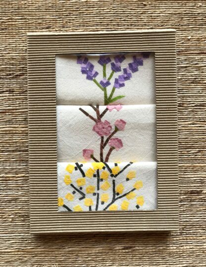 Calyz Delicate flowers Kitchen Towel Set of 3 - Image 3